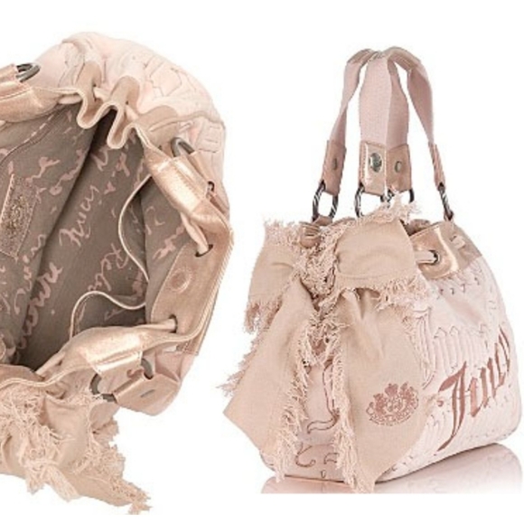 Juicy Couture Handbags - VINTAGE RARE Y2k Juicy Couture Daydreamer Pink Handbag